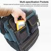 Wide Mouth Tool Tote Bag Muti Purpose Tool Organiser with Multiple Pockets Adjustable Shoulder Straps and PE