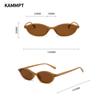 Vintage Oval Sunglasses Women  New Chic Candy Color Gradient Shades Trendy Fashion Brand Design Outdoor Sun Glasses