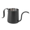 Kaffeekessel 304 Edelstahl Verdickt Dünner Langer Ausguss 250ml Pour Over Kaffeekessel für Zuhause Schwarz