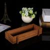 2PCS Wood Wooden Planter Box Easy To Place Rectangular Succulent Planter Compact Antique Color Indoor Outdoor Planter