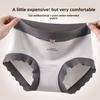 Women's Spring and Autumn New Kitten Scrub Hair 10A Antibacterial Extended Mid Waisted Briefs