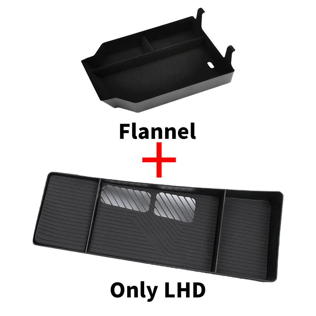 For 2025 2026 BMW X3 G45 Accessories Flannel ABS Storage Box Behind the Screen Car Armrest Box Storage Box