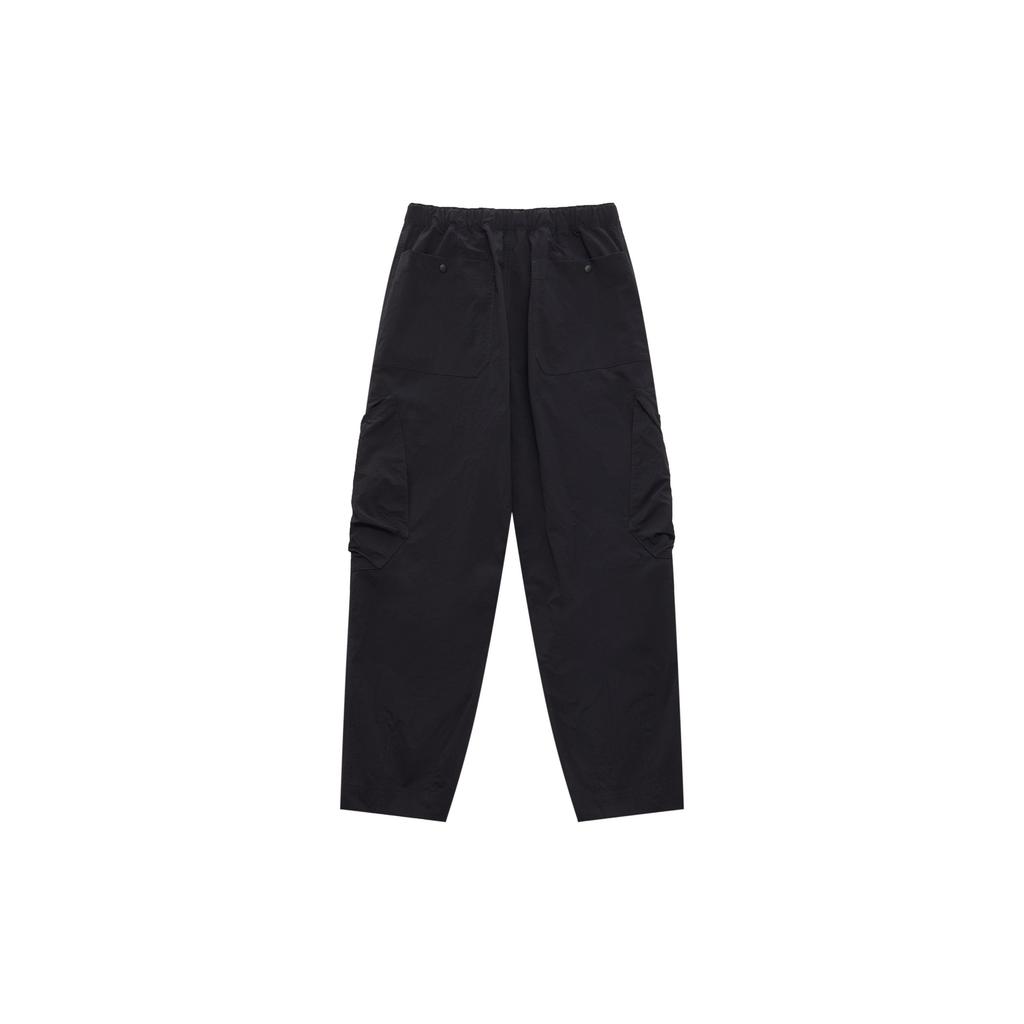 Asics X Myge Outdoor Solid Color Multi-Pocket Loose Work Casual Pants Unisex pants Black 2203A279-001