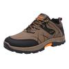 Chaussures d'automne et d'hiver cuir velours coton chaussures sport loisirs alpinisme à lacets chaudes confortables chaussures de protection du travail