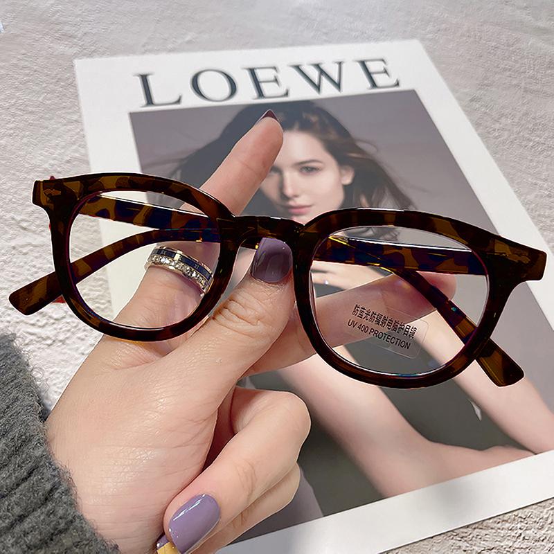 Vintage Simple Anti Blue Light Glasses Men Women Blue Light Blocking Glasses Computer Screen Glasses Decorate Eyeglasses
