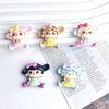 Color-Changing Glitter Cartoon Girl DIY Resin Accessories for Phone Cases, Hair Clips, Water Bottles, and Shoe Buckles.