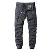 Men Casual Cotton Cargo Pants Elastic Outdoor Hiking Trekking Tactical Sweatpants Male Military Multi-Pocket Combat Trousers