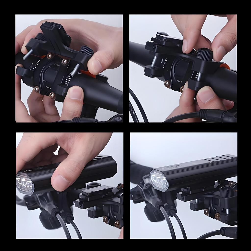 BenRich Bicycle Waterproof USB 3000 High Three Road Bike Headlight Rubber Sheet Emergency Disaster Japanese Instruction Manual Included Light, LED,