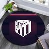 Club Atletico de Madrid2 Round Area Rug,Carpet Rug for Living Room Bedroom Sofa Playroom Decor,Non-slip Floor Mat