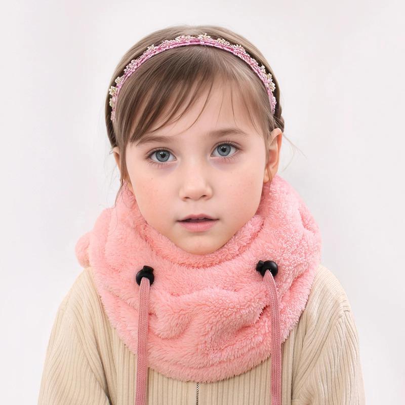 Children's Hats Velvet Ear-Protecting Scarves Boys Autumn Winter One-Piece Hats