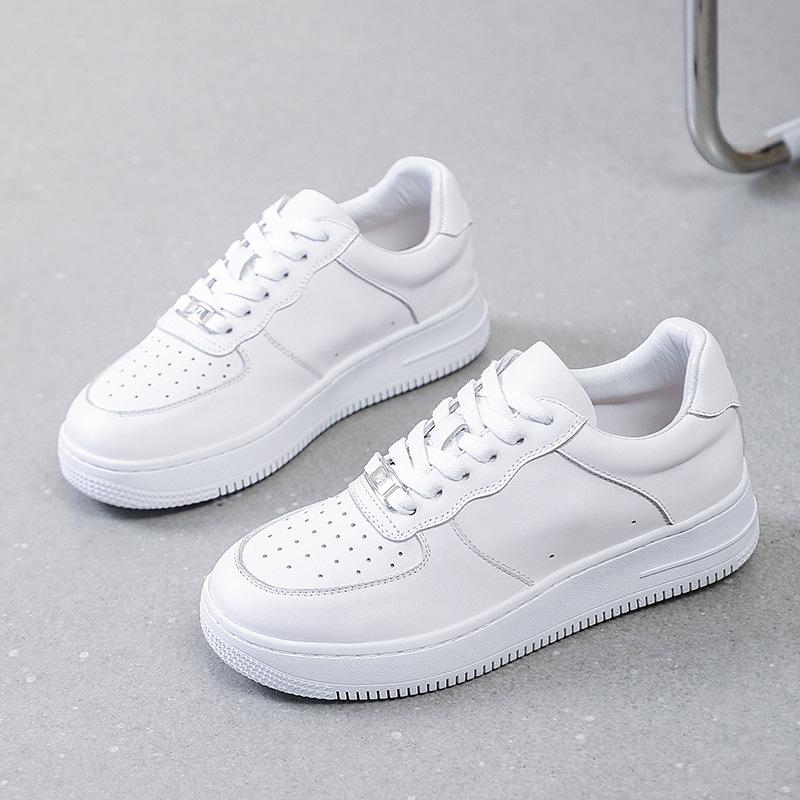 No return or exchange, no quality assurance casual shoes, female Air Force No. 1 white board shoes, breathable soft-soled sports shoes tide