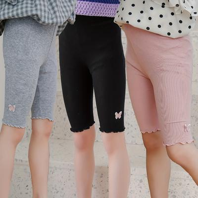 Girls' Capri Pants Modal Leggings Baby Girl Pants Summer Thin Style Girls' Pants Mid-Length Pants