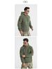 Men's Winter Camouflage Hooded Sweatshirt - Thick Fleece Lined, Warm, Outdoor Tactical Sport