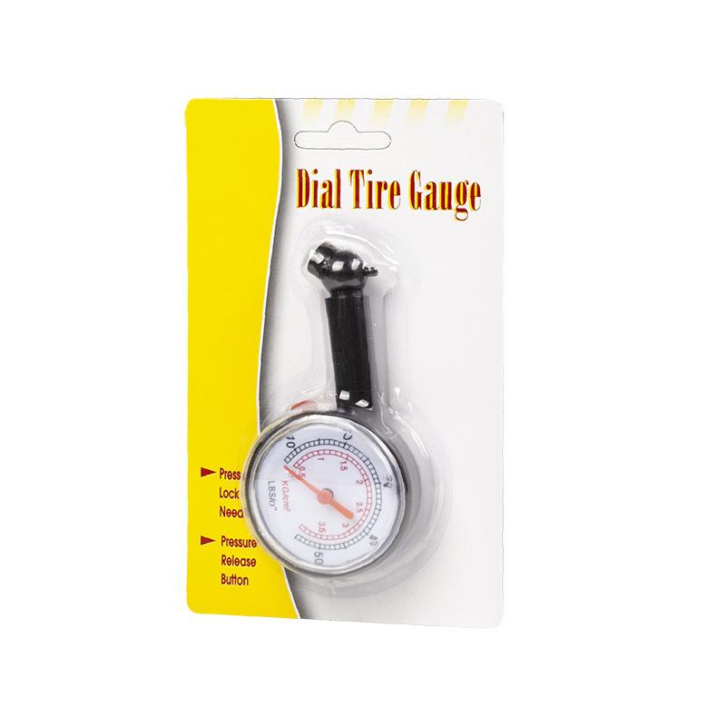 Car Tire Pressure Monitor Car Tire Pressure Gauge Air Pressure Detection Gauge Metal Mechanical Tire Pressure Gauge