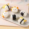 Sushi Squishy Food Simulation Fidget Toy Soft Mochi Squeeze Anti-Stress Ball Sensory Anxiety Relief Vent Decompression Toy