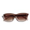 Square Glasses Transparent Light Sunglasses Men'S Plain Sunglasses Women
