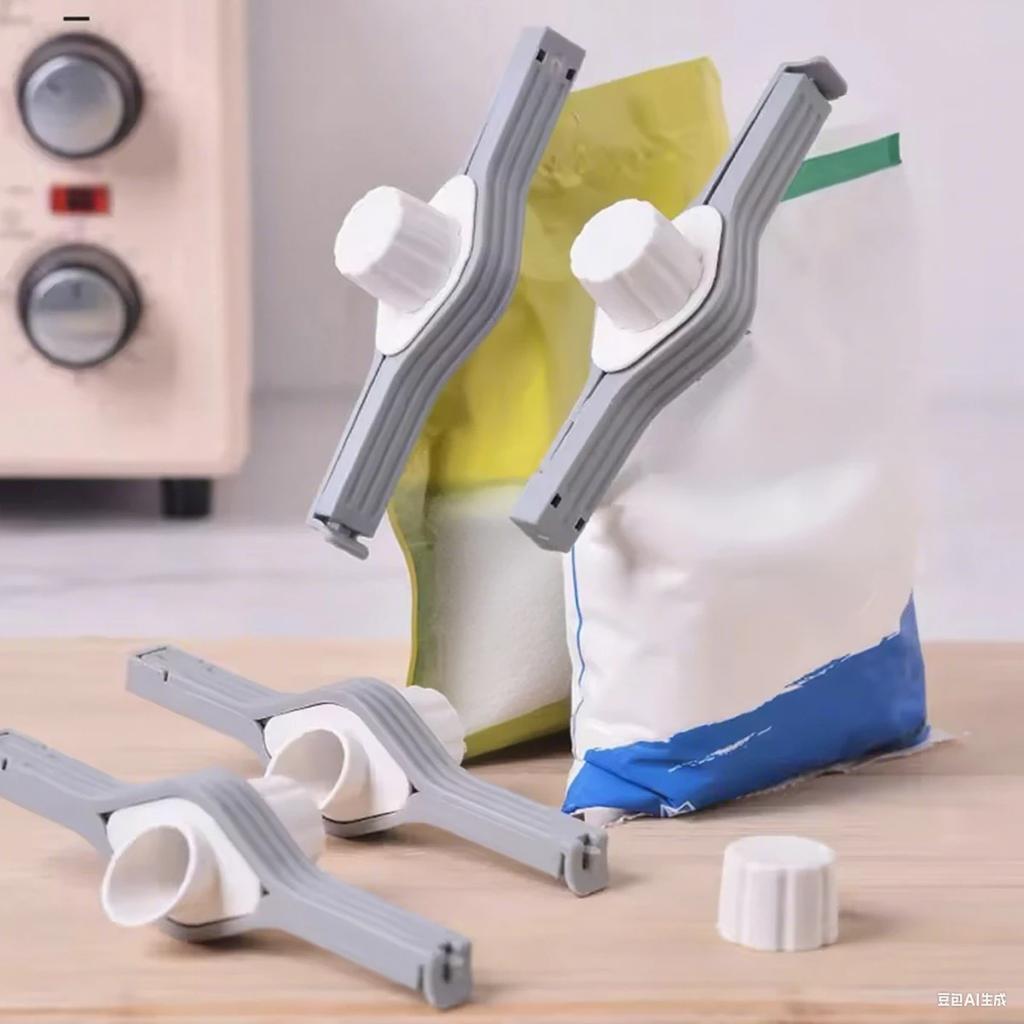 Schroefdop Afdichtingsclip Kruidenzak Melkpoeder Zoutzak Afdichtingsclip Snack Voedselbewaarclip Gadget Keukenaccessoires