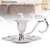 Handle Stand Candlestick Holder Drip Catcher Tray Chamberstick Candle Holder  Wedding Centerpiece