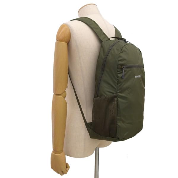 And Light Pack A4 Compatible [Montbell] Men's Women's Backpack, Nylon, Khaki, Packable, 20, 1133471, (Khaki (KH))