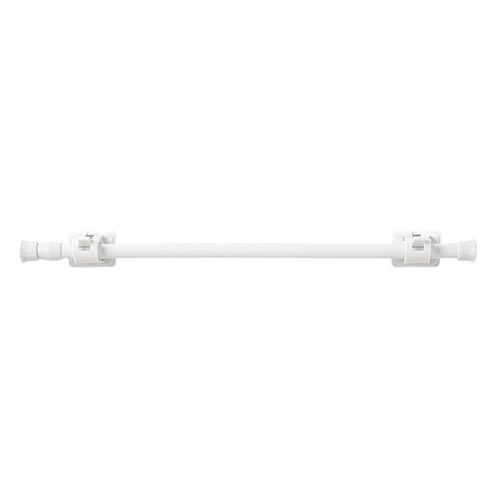 Adjustable Tension Rod No Drill Installation Transparent Telescopic Pole For Curtain Clothes Hanging Bathroom Kitchen Organizati