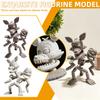 Articulated Figure - Unpainted 3D Printed Posable Model, Detailed Mechanical Joint Design, For Collectors, Tabletop Props, DIY Painting Pro