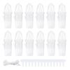 12 Pcs Clear Nursery Planter 2 Inch Self Watering Planter Nursery Pots With Humidity Dome Adjustable Vent Cultivation Box