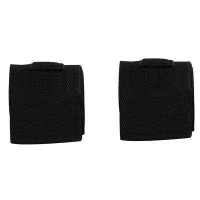 2PCSSet 2.5m Cotton Bandage Hand Wraps for Boxing Kickboxing Muay Thai (Black)