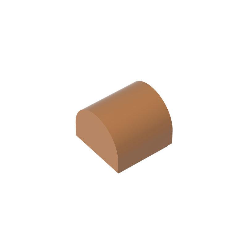 50pcs 49307 Curved 1x1x2/3 Smooth Slope Toy For Technical Buildings Blocks Gift Compatible Assemblage DIY MOC Kids