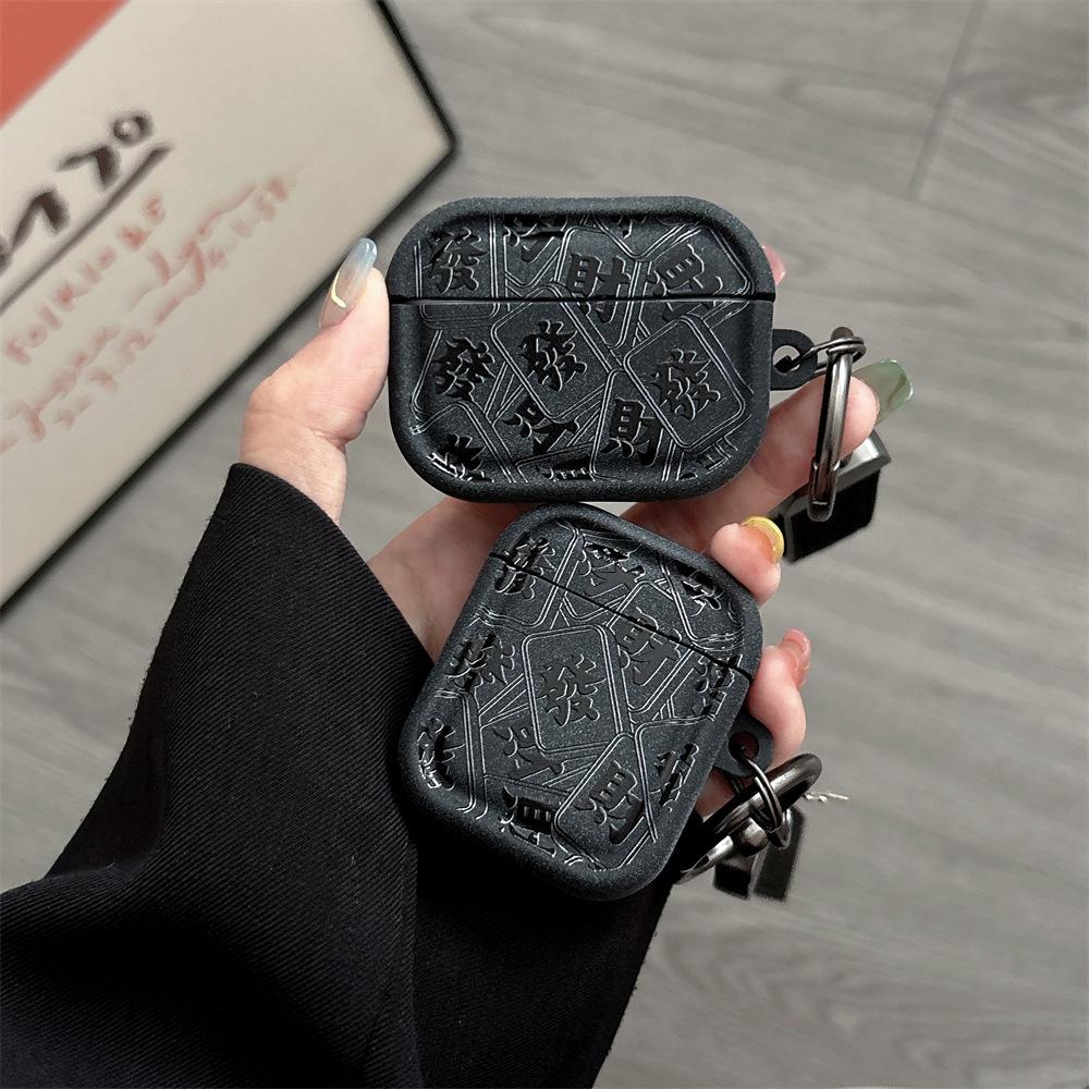 Fuzzy gray AirPods Pro1 generation Apple Bluetooth headset case 1/1/1 generation cartoon protective case