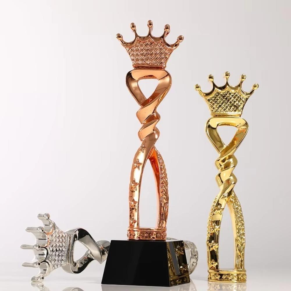 Crown Small Prize Cup Resin Winner Award Trophy Toy New Resin Award Trophy  Kindergarten Kids Gift