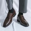 Mens Shoes Leather Male Men's Men Oxfords Dress Shoes for Men Luxury Designer Platform Men Leather Man Shoes