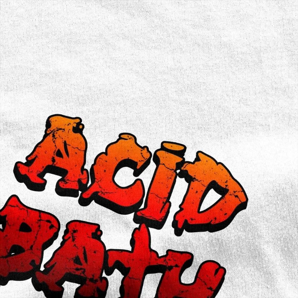 Funny Acid Bath T-Shirts Men Women's Cotton Sludge Metal Band Tee Shirt Graphic Printed Clothing