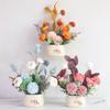 New Artificial Flowers Fake Ornament Artificial Flowers Plants Living Room Table Decor Accessories Party Decoration Flower POTS