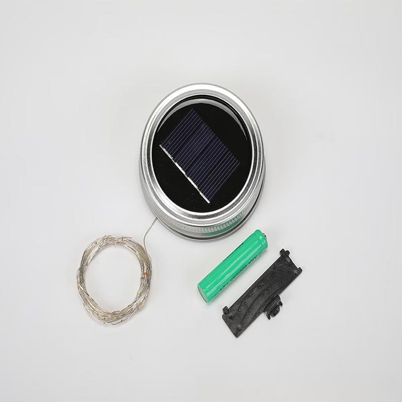 Solar Mason Jar String Lights