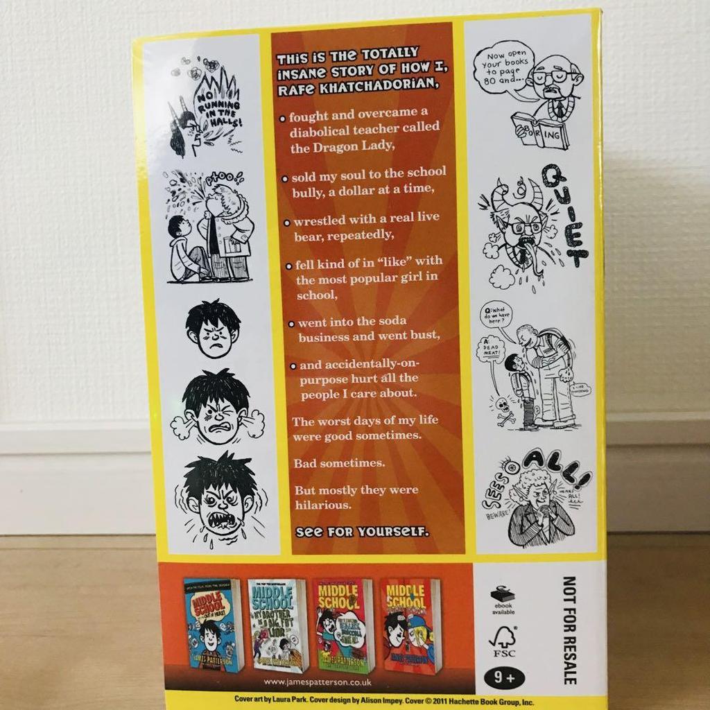 [USED] Middle School: 7 interesting children's novels in English