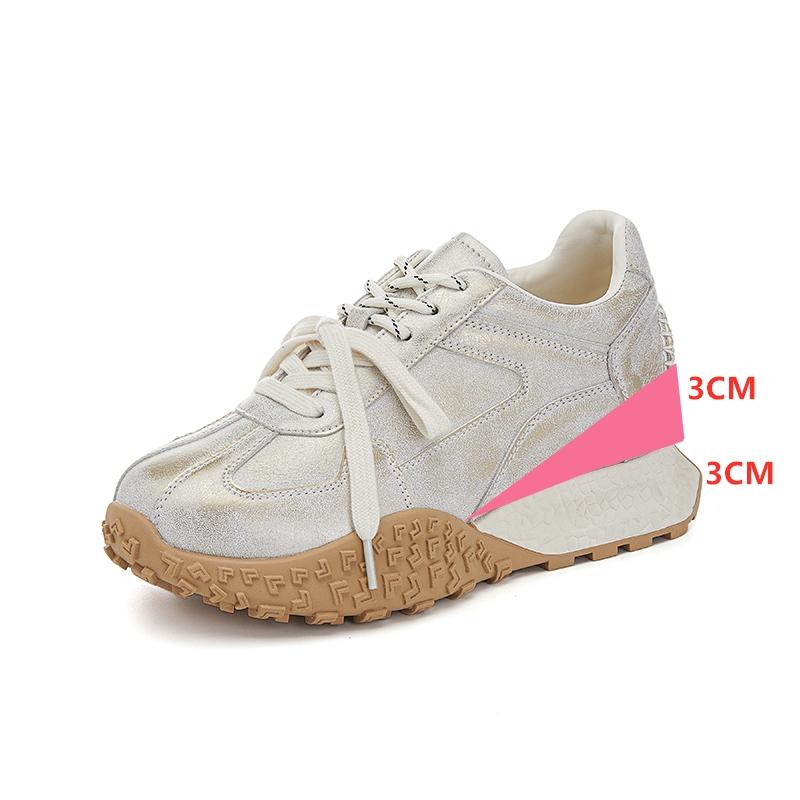 Fashion Women's Sneakers Invisible Height-enhancing Sneakers Shoes For Women Non-slip Flat Casual Female Shoes