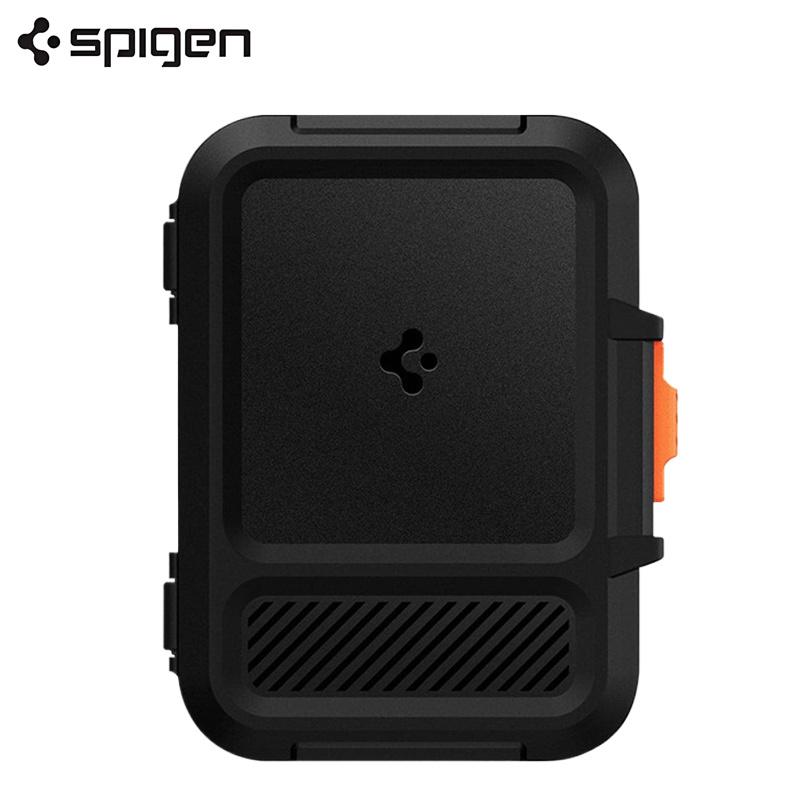 Spigen Lock Fit Per MagSafe Porta Carte Per iPhone 17 Air 12 13 14 Plus 15 16 17 Pro Max Robusto Guscio Duro Borsa Magnetica per Carte