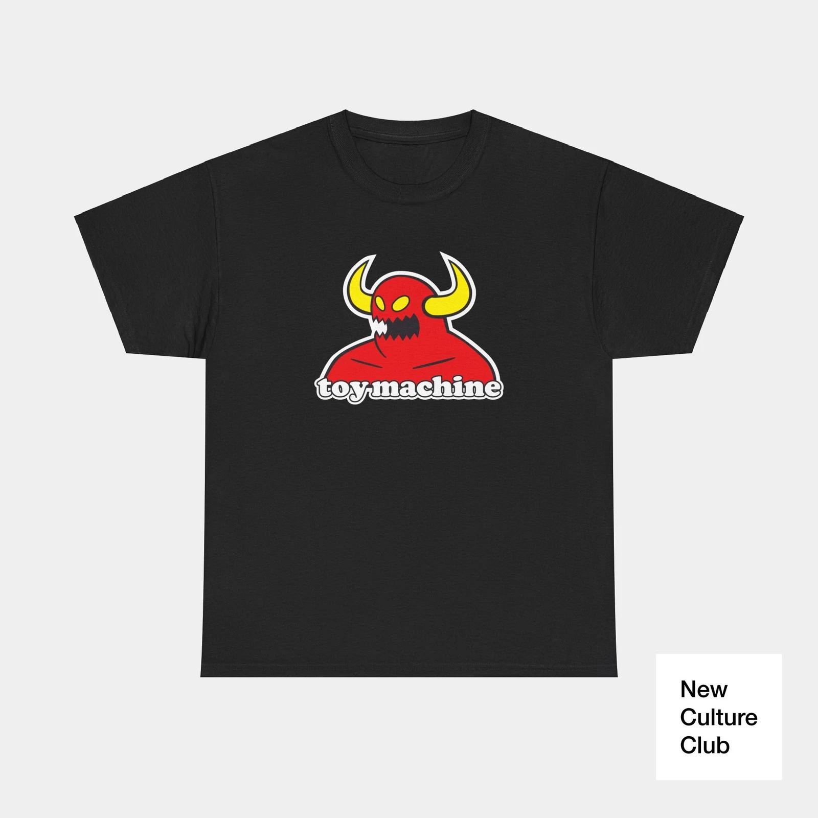 Toy Machine Skateboard Skate Classic 90s Skate Design Premium 100% Cotton T-shirt Mens Tees Top Colors 2XL