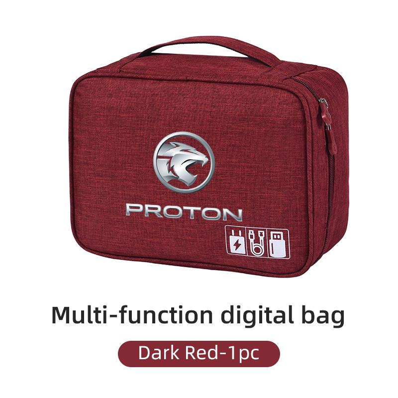 Tragbarer Kabelorganisator Wasserdichte Aufbewahrungstasche Digitale Kabeltasche Für Proton Exora Iriz R3 Wira Saga Satria Magma X50 V6 X70 L3