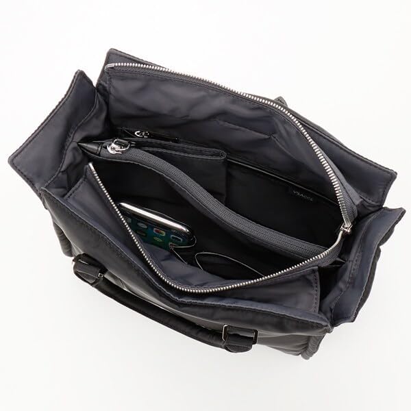 Isaac Twill Nylon Square Tote Greige Bag, Small, (26)