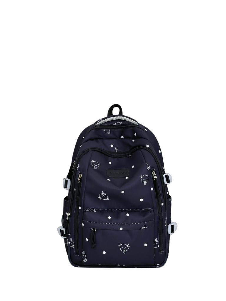 Schoolbag wholesale new middle and high school school bag backpack Japanese versatile casual fashion doll pendant large capacity backpack