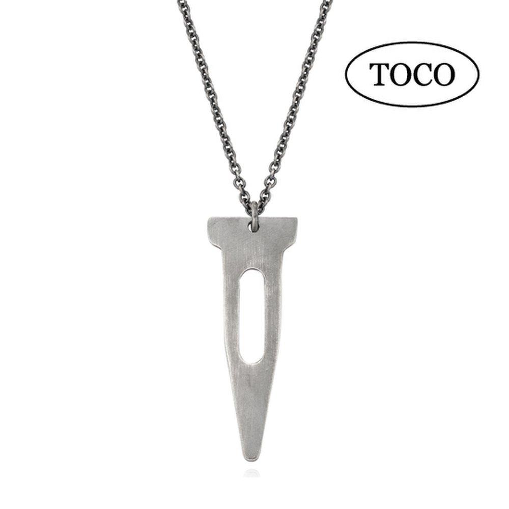 

Toco(Toco) 925 Silver Wedge Pin Necklace 60cnm