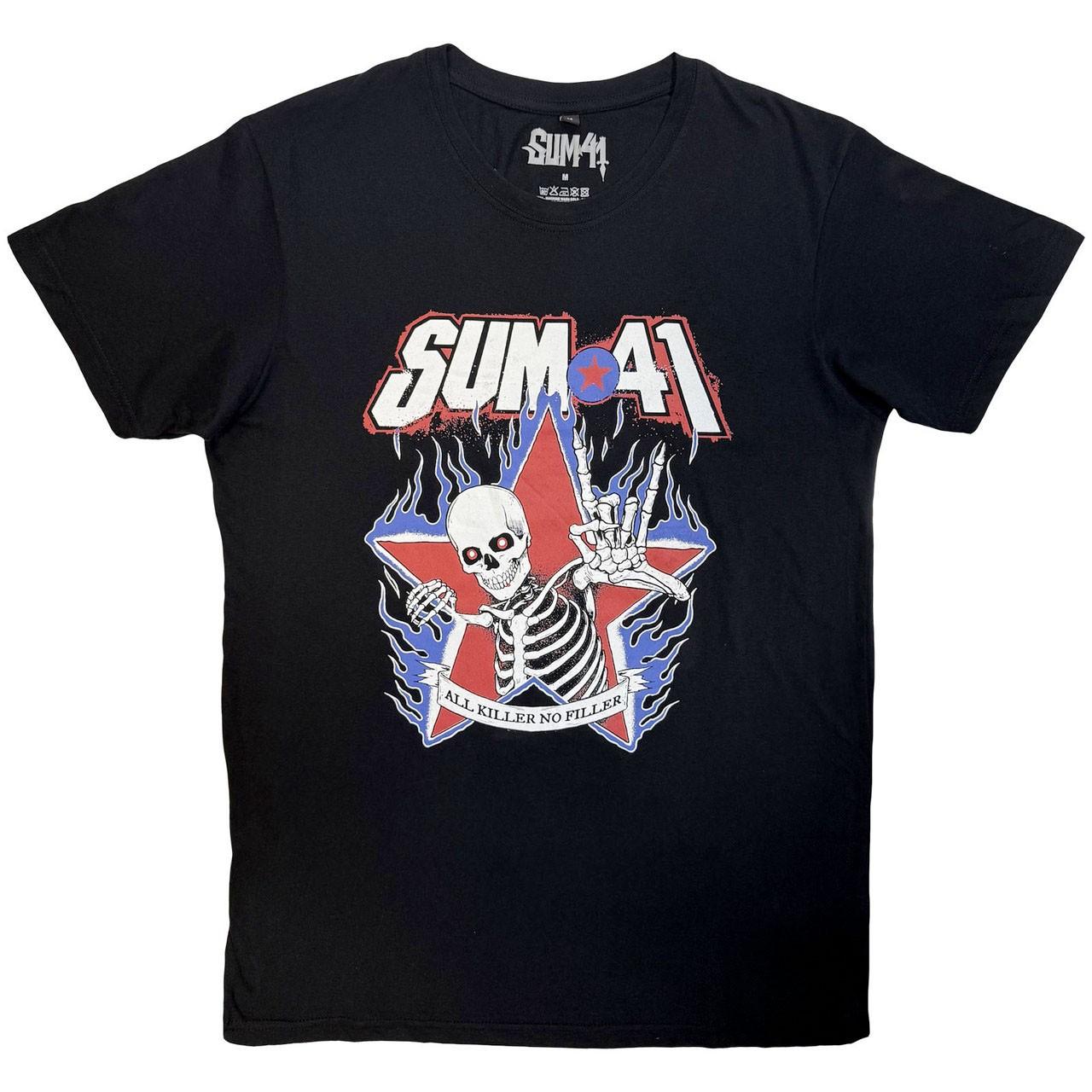 Sum 41 - All Killer No Filler Skeleton - Black Carbon t-shirt M