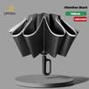 Design con fibbia ad anello 10 stecche Ombrello completamente automatico per uomo Pieghevole Extra Large Robusto Robusto Ombrellone da DONNA Ombrello doppio