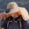 Rechargeable Outdoor Hat Built In Fan Solar Charging Lightweight Breathable Sun Protection For Men Women