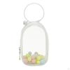 Clear Figure Display Bag Collectibles Case for Mini Figures Zipper Closure Dustproof
