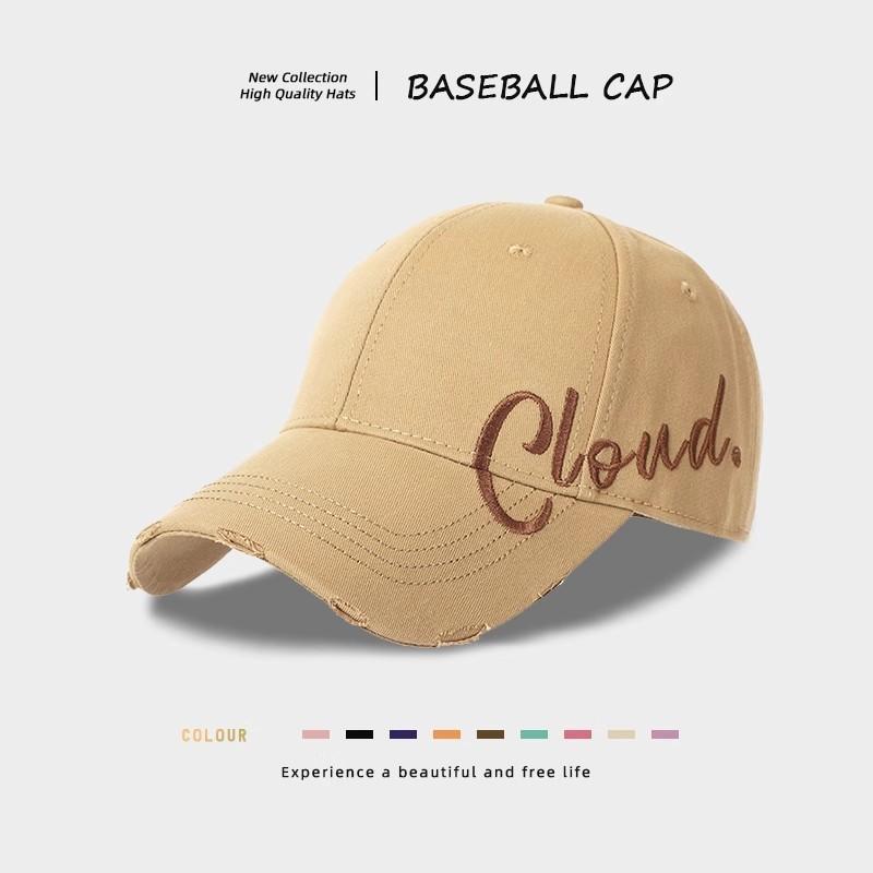 New Baseball Cap Men Wide Brim Letter Embroidery Hard-Top Caps Women Street Dance