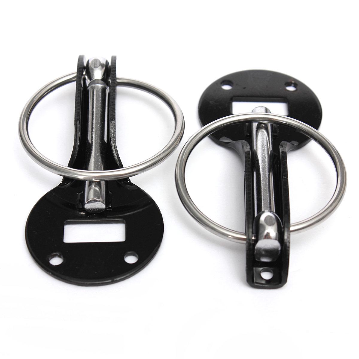 Universal Car Auto Down Hood Lock Pins Stainless Steel Hood Pin