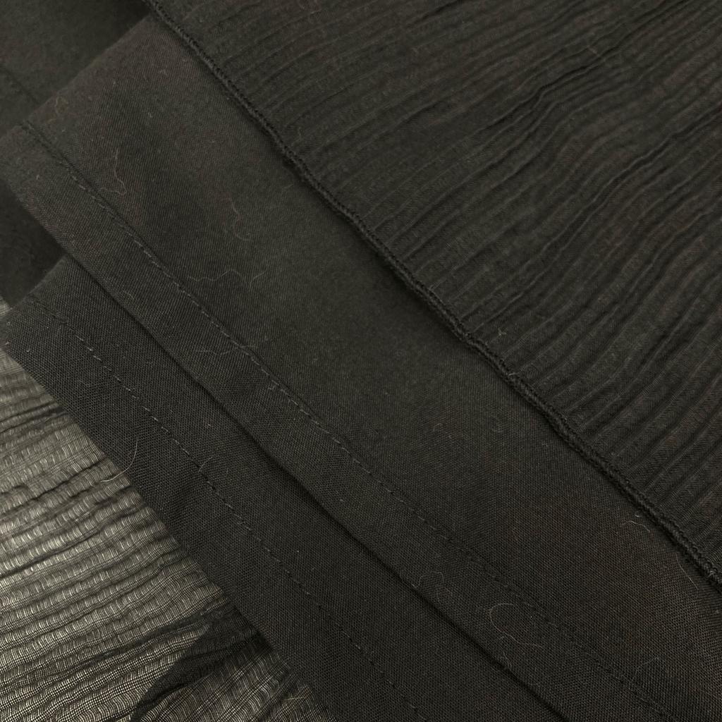 KURASHI&Trips PUBLISHING Excellent Condition, Random Pleated Sleeveless Dress That Sways In the Summer Breeze Dress M blackUsed