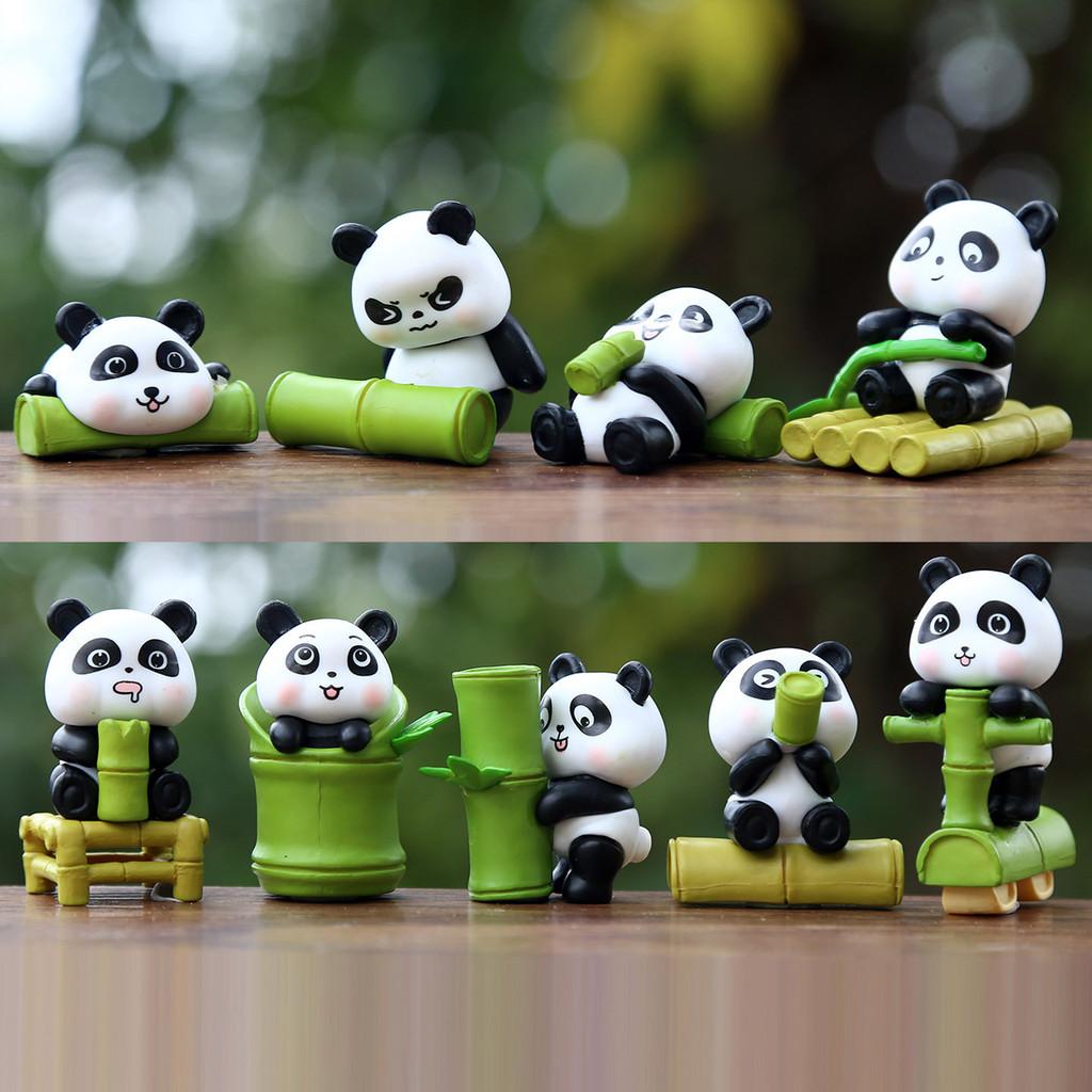Panda Figure Collectible Pvc Toy With Sensory Development For Kids And Adults